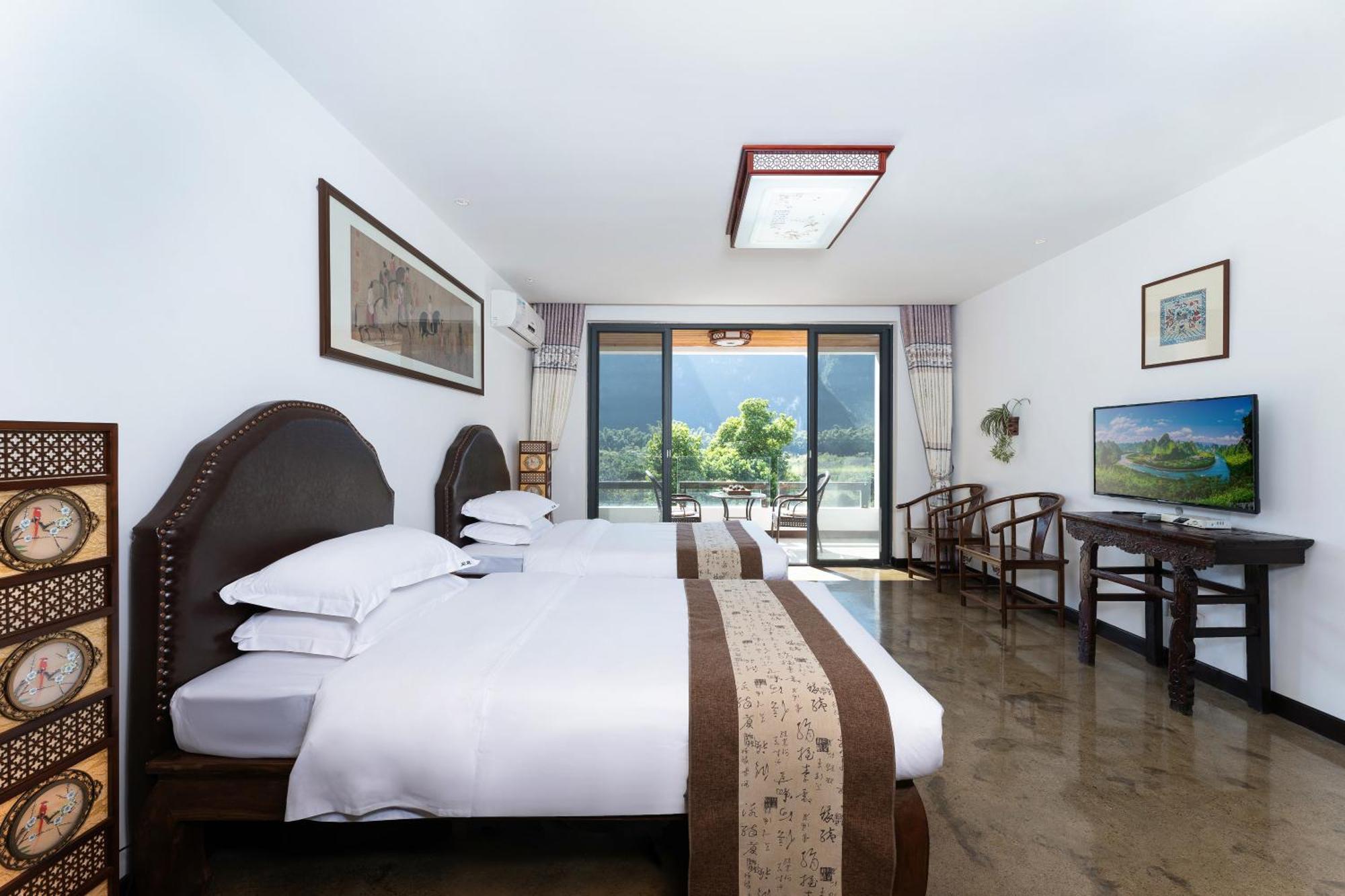 Leisure Courtyard Hotel Yangshuo-Free Shuttle Bus To Yangshuo Station Stay 2 Nights One Way Extérieur photo